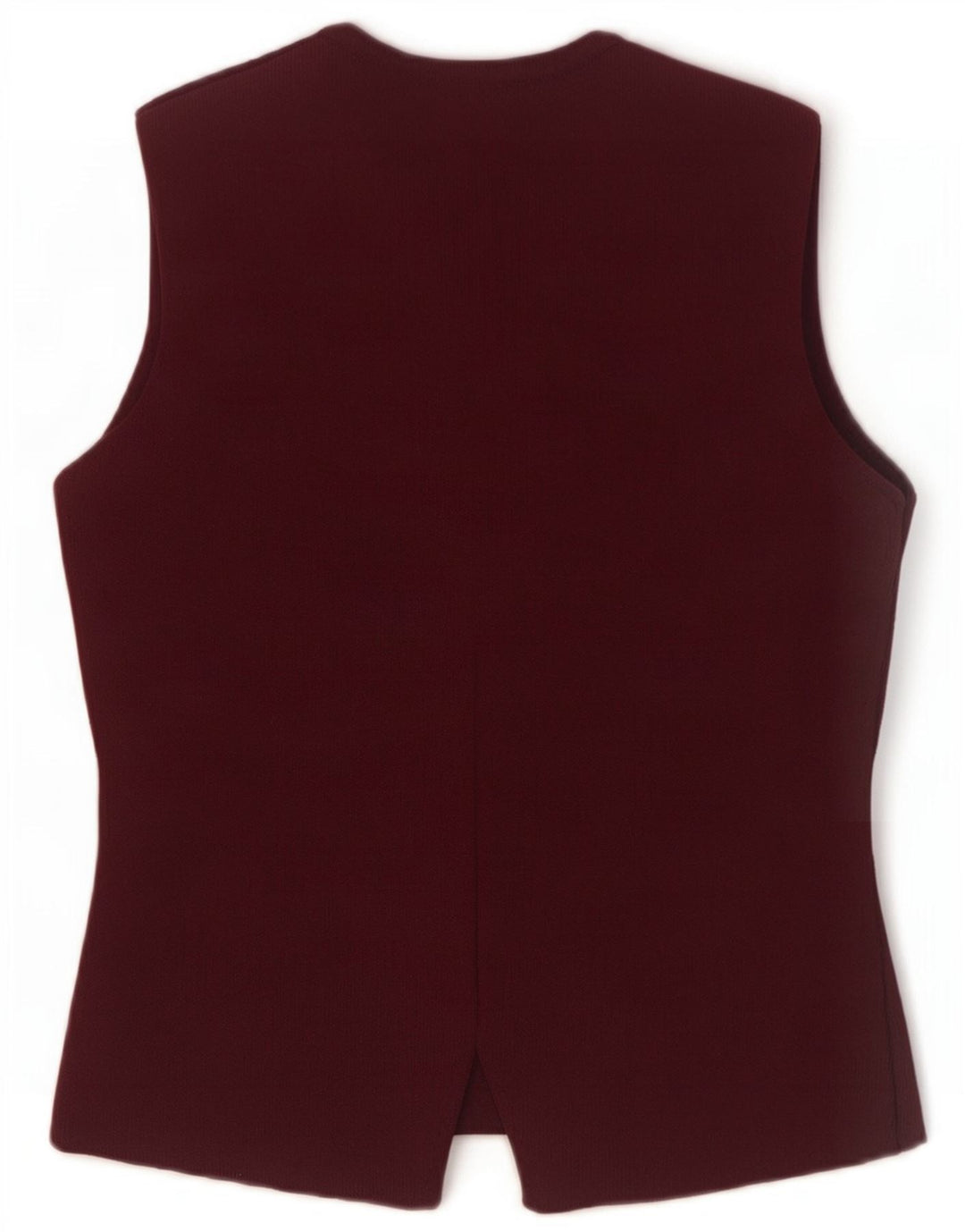Zara Womens Knit Waistcoat UK 8 Small Burgundy