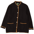 Orvis Womens Overcoat UK 16 Large Black Wool
