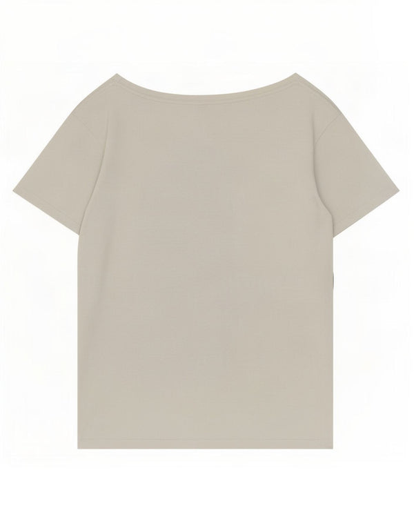 Benetton Womens Graphic T-Shirt Top UK 16 Large White