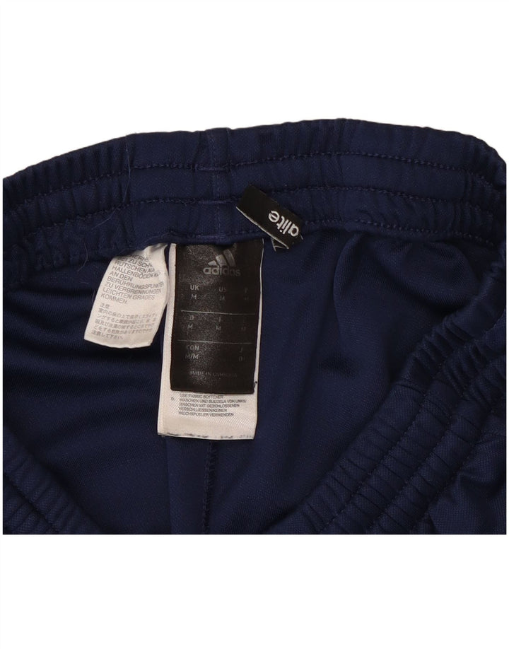 Adidas Mens Climalite Tracksuit Trousers Medium  Navy Blue Polyester