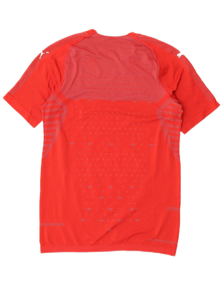 Puma Mens Graphic T-Shirt Top Large Red Striped
