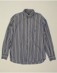 BROOKSFIELD Mens Shirt Size 43 Large Blue Striped