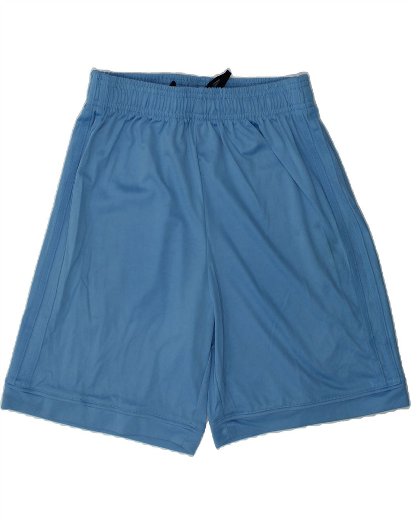 ADIDAS Boys Sport Shorts 13-14 Years Blue Polyester | Vintage Adidas | Thrift | Second-Hand Adidas | Used Clothing | Messina Hembry 