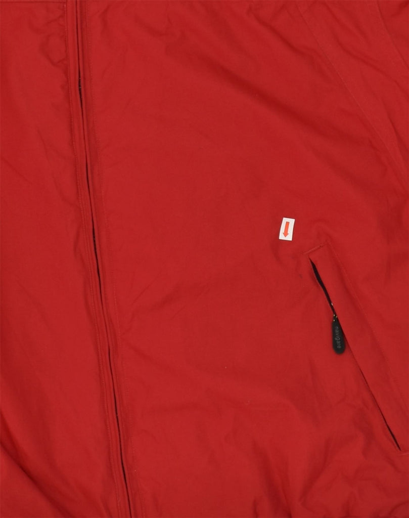 NAVIGARE Mens Bomber Jacket UK 46 3XL Red Nylon | Vintage Navigare | Thrift | Second-Hand Navigare | Used Clothing | Messina Hembry 