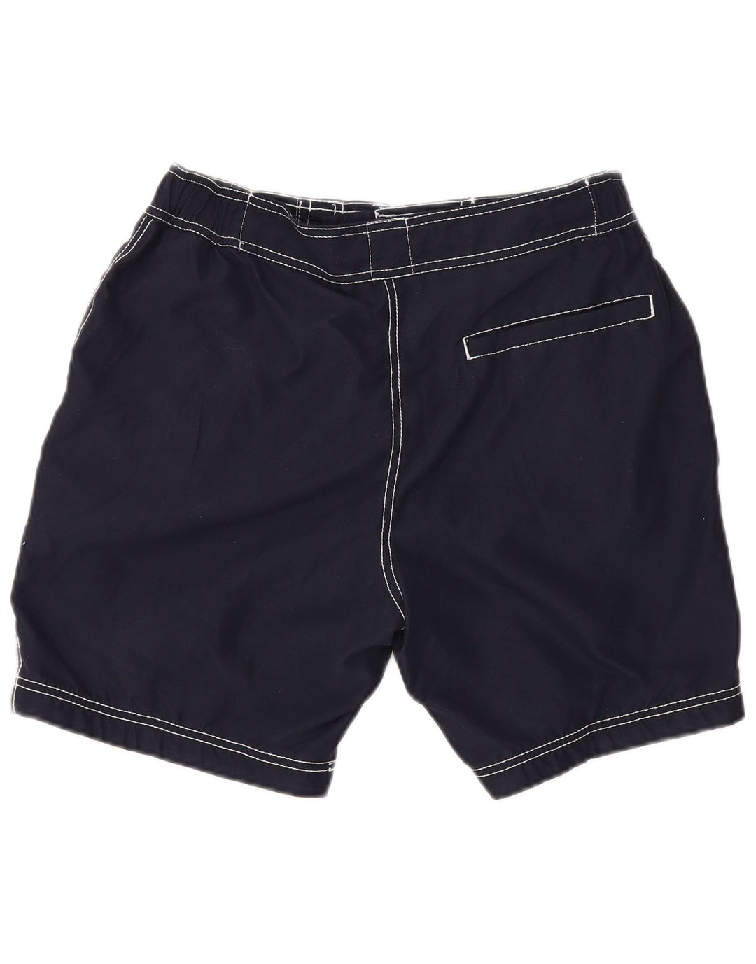 Superdry Mens Graphic Regular Swimming Shorts Large Navy Blue Polyester