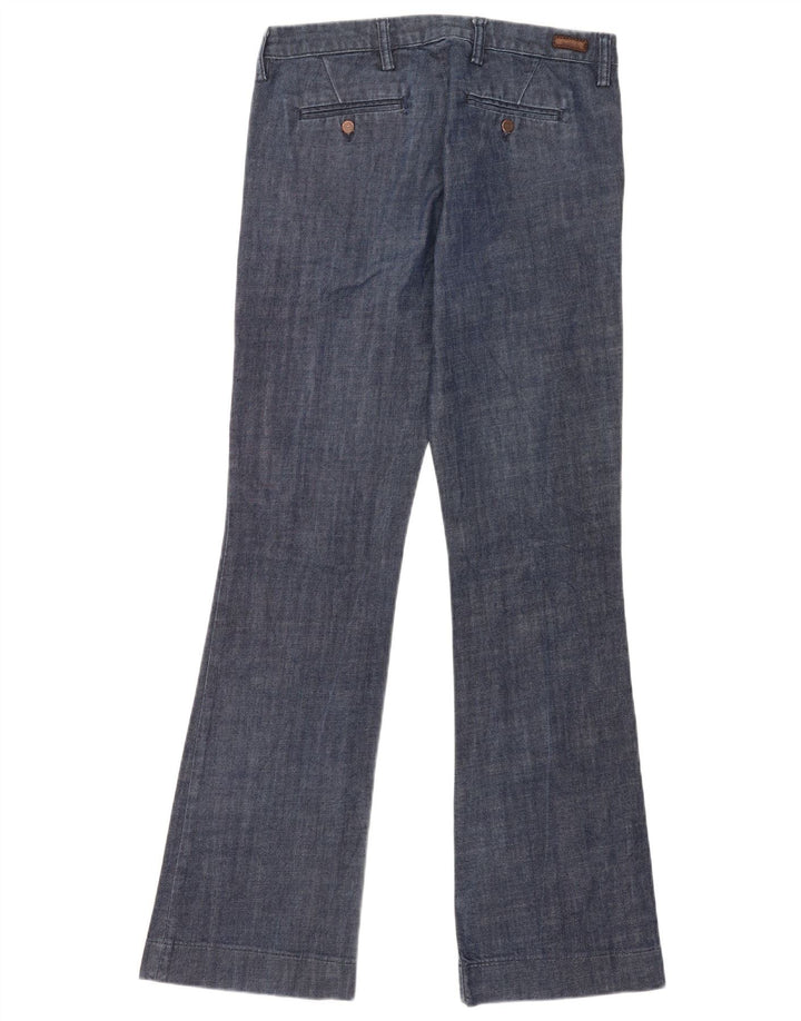 Gant Mens Bootcut Jeans W30 L34 Navy Blue Cotton