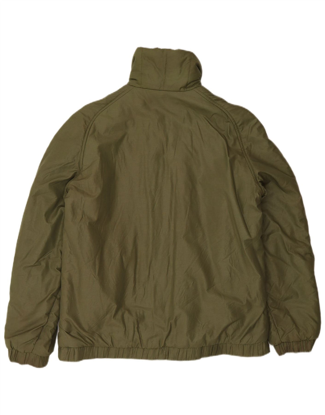 Silvy Mens Reversible Jacket UK 38 Medium Green Geometric Cotton
