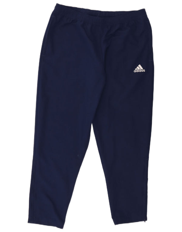 Adidas Mens Aeroready Tracksuit Trousers XL  Navy Blue Polyester