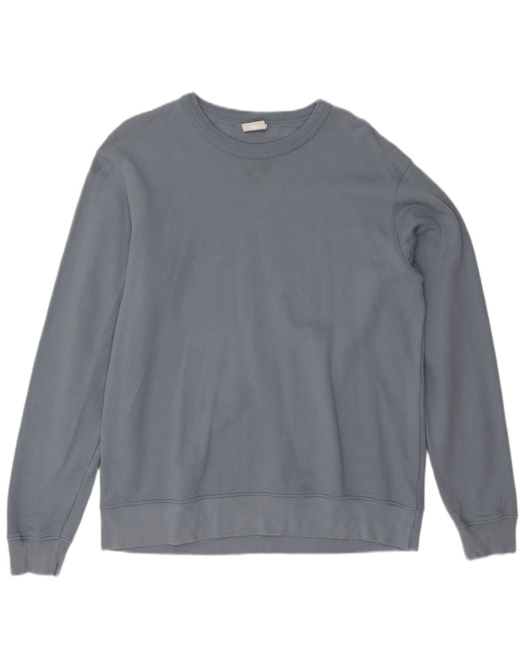 Zara Mens Sweatshirt Jumper Large Blue Cotton