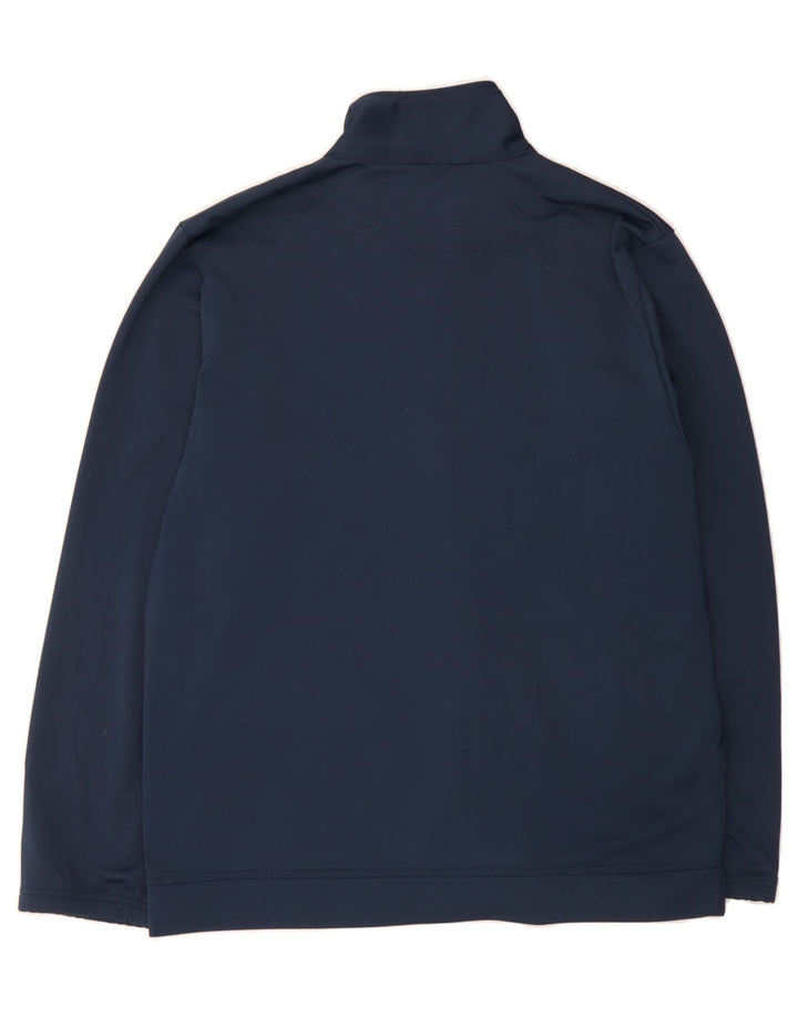 CHAMPION Womens Tracksuit Top Jacket UK 14 Medium Navy Blue Vintage Champion and Second-Hand Champion from Messina Hembry 