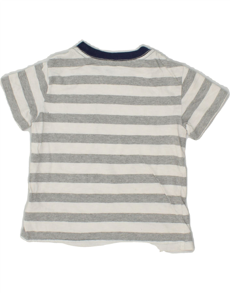 POLO RALPH LAUREN Baby Boys T-Shirt Top 18-24 Months Grey Striped Cotton | Vintage Polo Ralph Lauren | Thrift | Second-Hand Polo Ralph Lauren | Used Clothing | Messina Hembry 