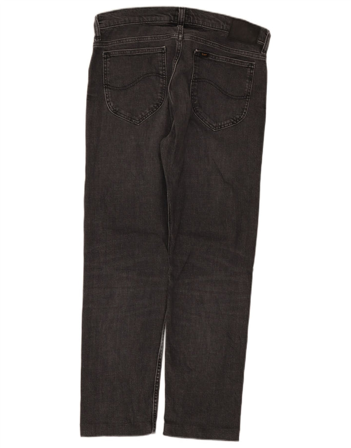 Lee Mens Rider Straight Jeans W31 L27 Grey Cotton