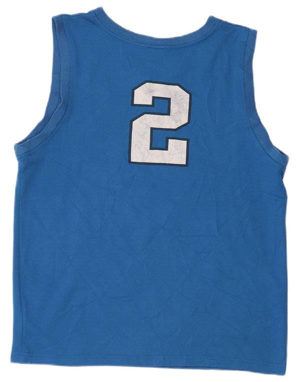 Nike Boys Graphic Vest Top 12-13 Years Large Blue Polyester