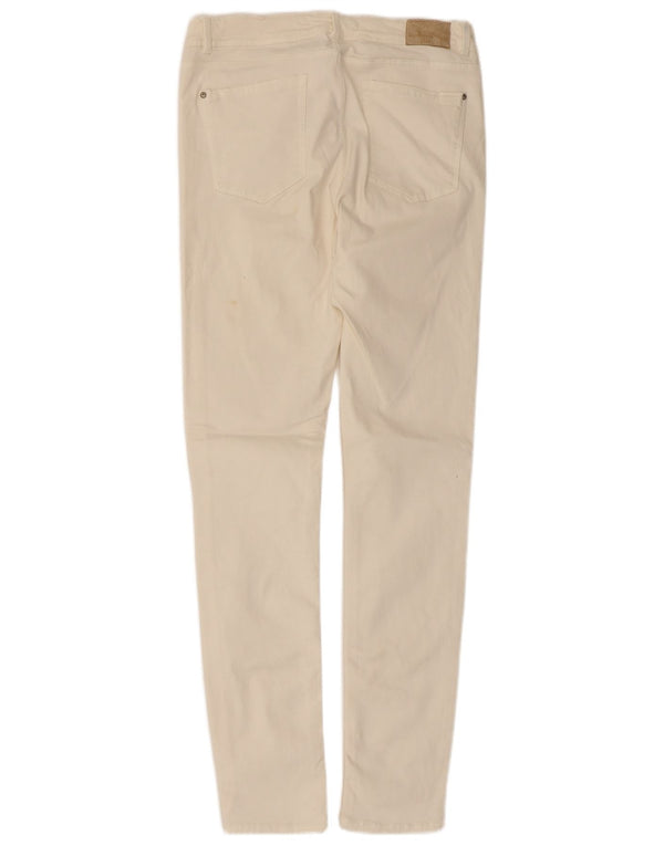 Zara Womens Skinny Jeans EU 42 Large W32 L31 White