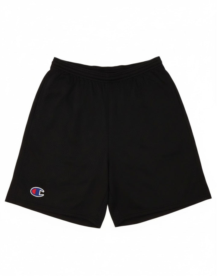 Champion Mens Sport Shorts Medium  Black Polyester