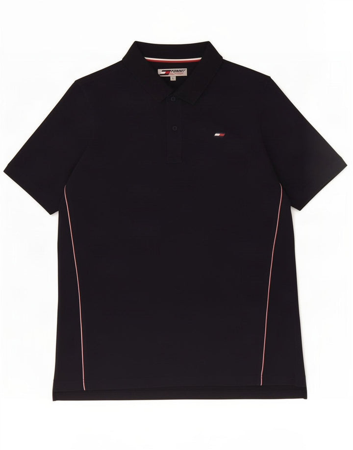 Tommy Hilfiger Mens Polo Shirt Large Navy Blue