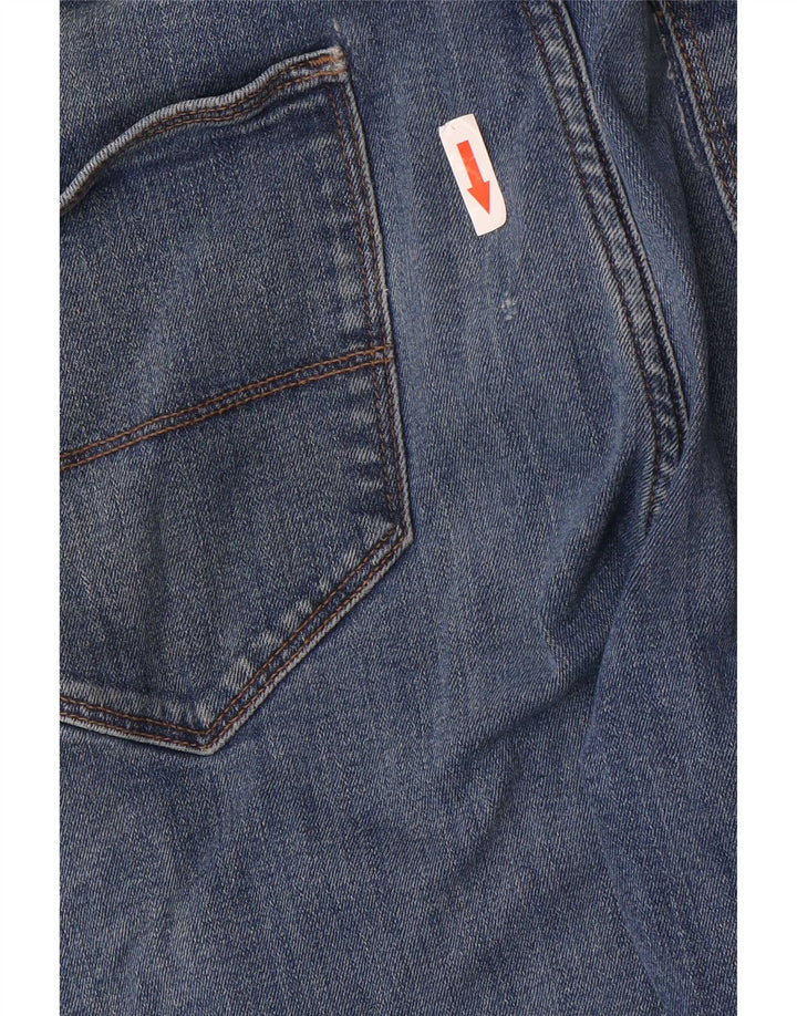 Marks & Spencer Mens Straight Jeans W34 L29 Blue Cotton