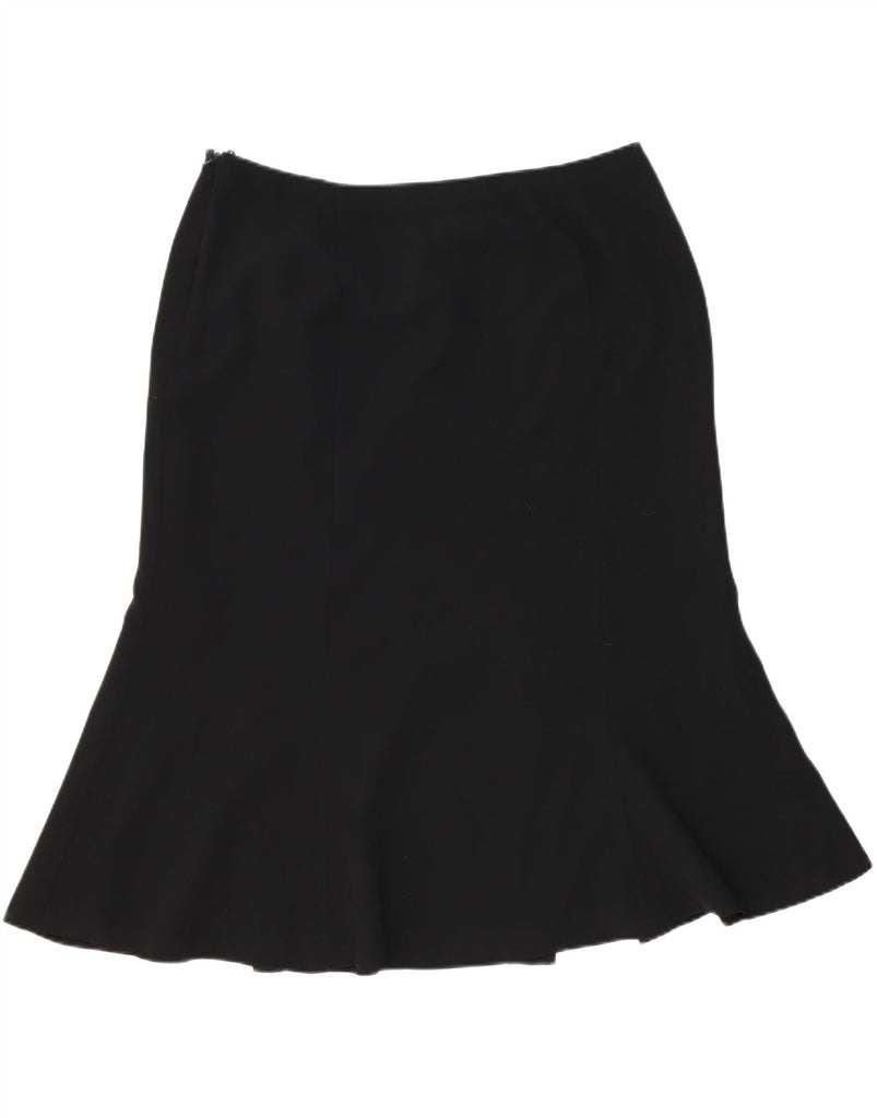 JAQUES VERT Womens Trumpet Skirt UK 18 XL W36  Black Polyester Vintage Jaques Vert and Second-Hand Jaques Vert from Messina Hembry 