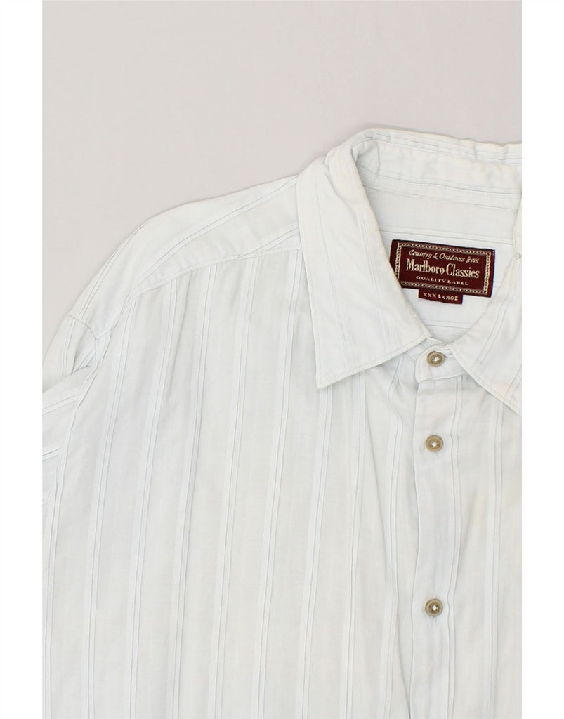 MARLBORO CLASSICS Mens Shirt 3XL Blue Cotton | Vintage Marlboro Classics | Thrift | Second-Hand Marlboro Classics | Used Clothing | Messina Hembry 