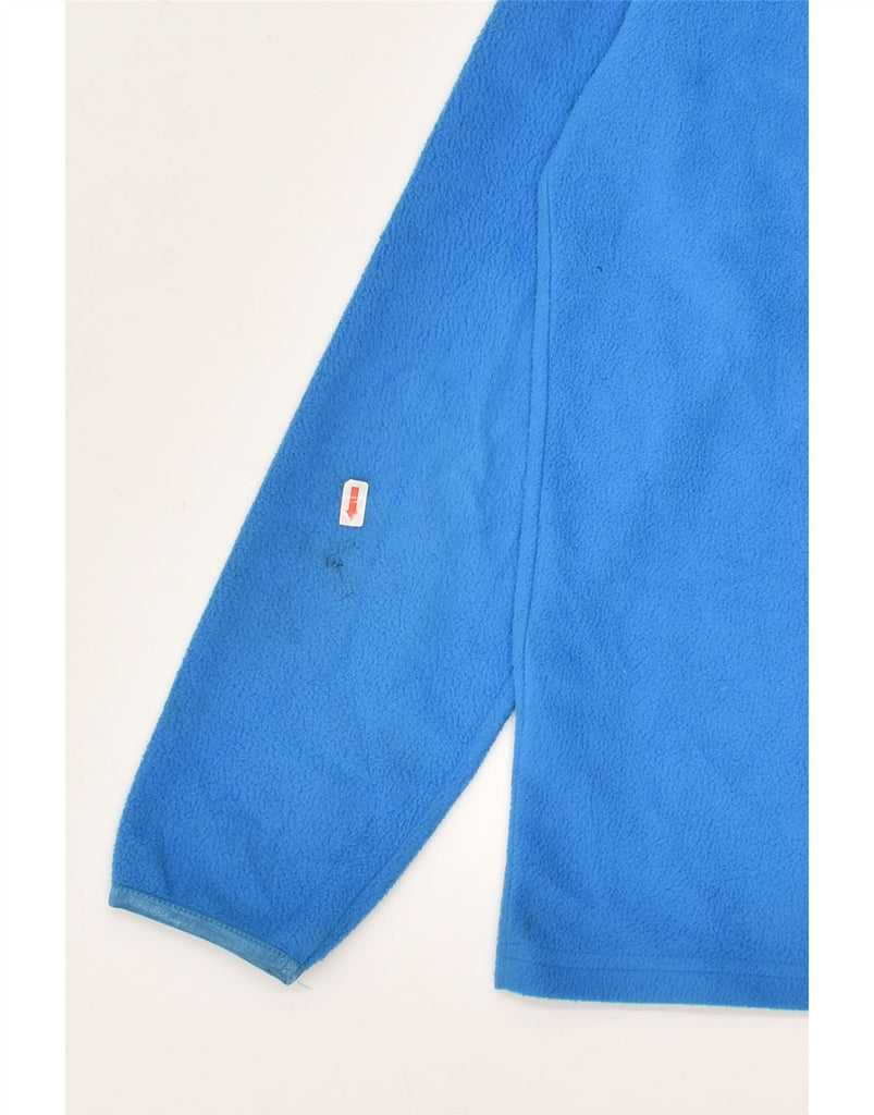 CHAMPION Boys Zip Neck Fleece Jumper 11-12 Years Large Blue Polyester | Vintage Champion | Thrift | Second-Hand Champion | Used Clothing | Messina Hembry 