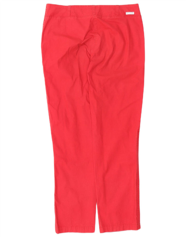 MURPHY & NYE Womens Slim Chino Trousers W30 L29 Red Cotton