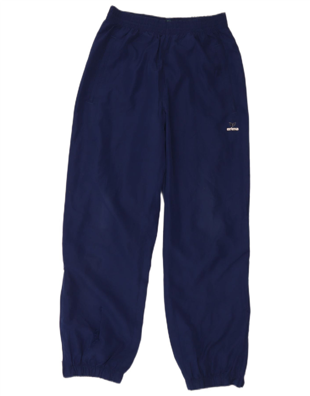 Erima Womens Tracksuit Trousers Joggers UK 10 Small Navy Blue Polyester