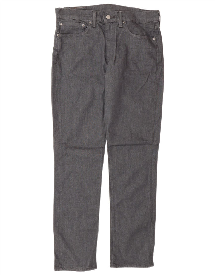 Levi's Mens 511 Slim Jeans W34 L32 Grey Cotton