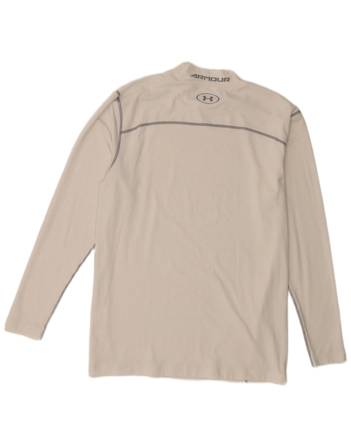 Under Armour Mens Cold Gear Top Long Sleeve 2XL White