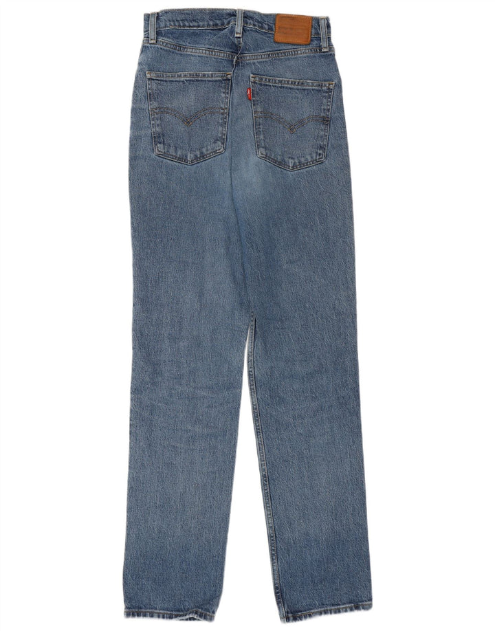 Levi's Womens High Waist Jeans W27 L31 Blue Cotton