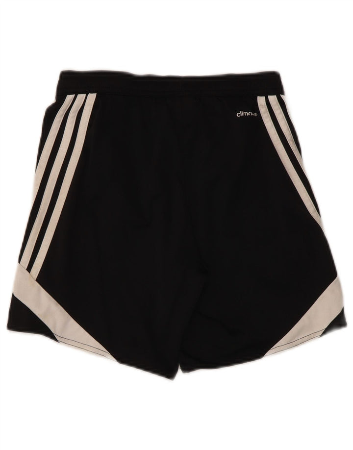 Adidas Boys Climalite Sport Shorts 7-8 Years Medium Black Colourblock