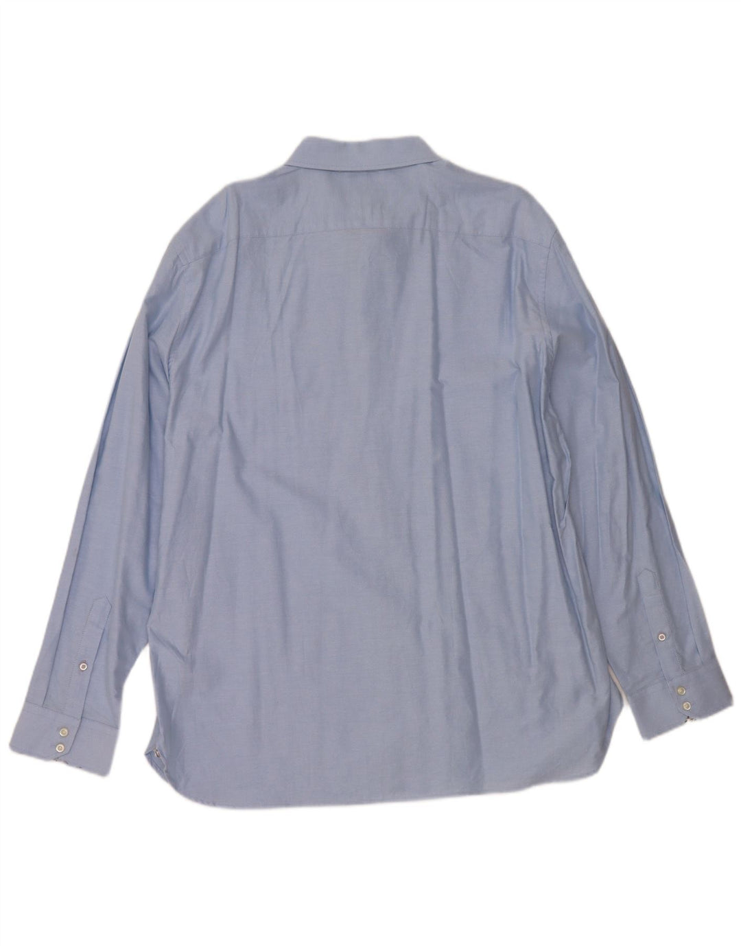 Ted Baker Mens Regular Fit Shirt Size 17 XL Blue Cotton