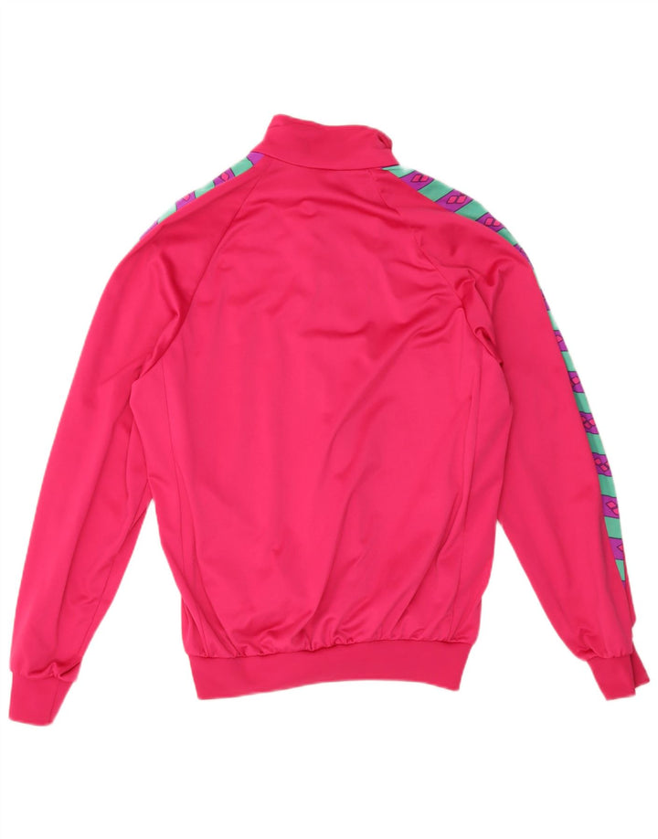 Arena Womens Graphic Tracksuit Top Jacket UK 16 Large Pink