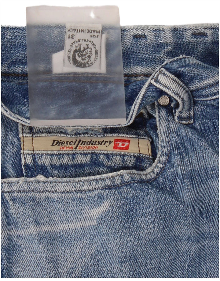 Diesel Womens Distressed Bootcut Jeans W31 L31 Blue