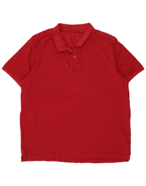 Fat Face Mens Polo Shirt 2XL Red Cotton