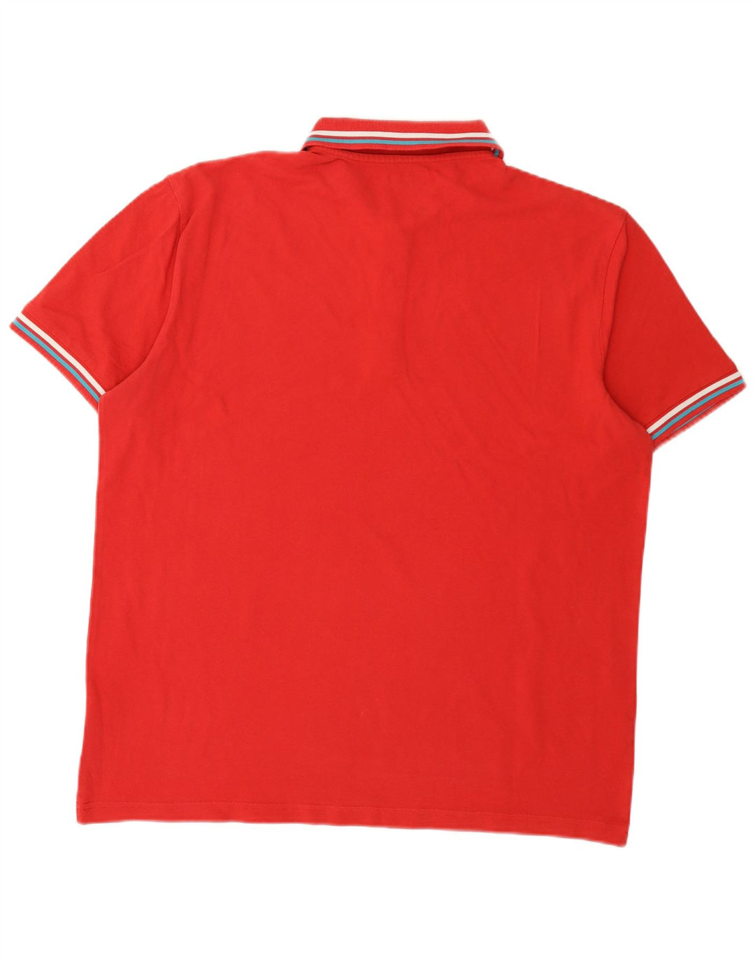 Kappa Mens Polo Shirt 2XL Red Cotton