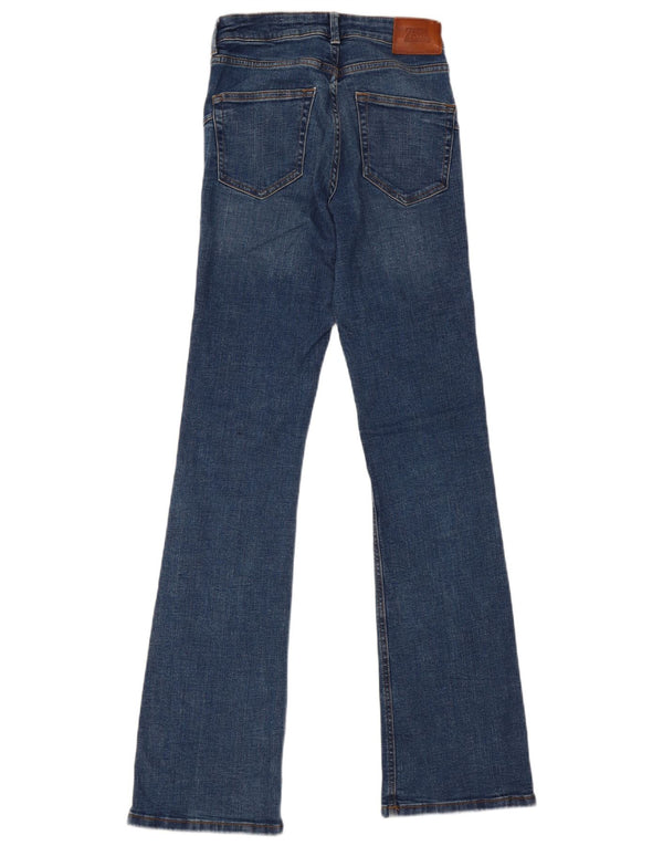 Zara Womens Bootcut Jeans EU 36 XS W26 L33 Blue Cotton