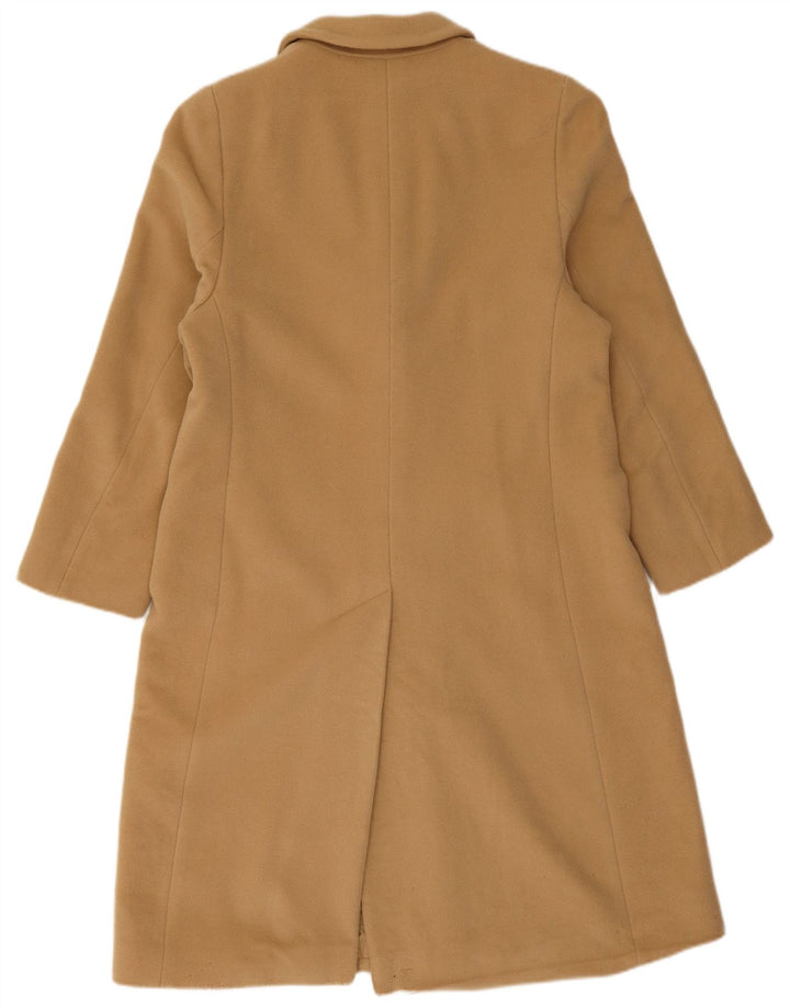 MANI Womens Overcoat IT 46 Large Beige Wool
