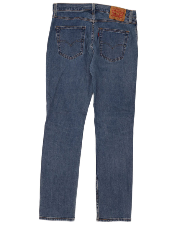Levi's Mens 511 Slim Jeans W34 L32 Blue Cotton