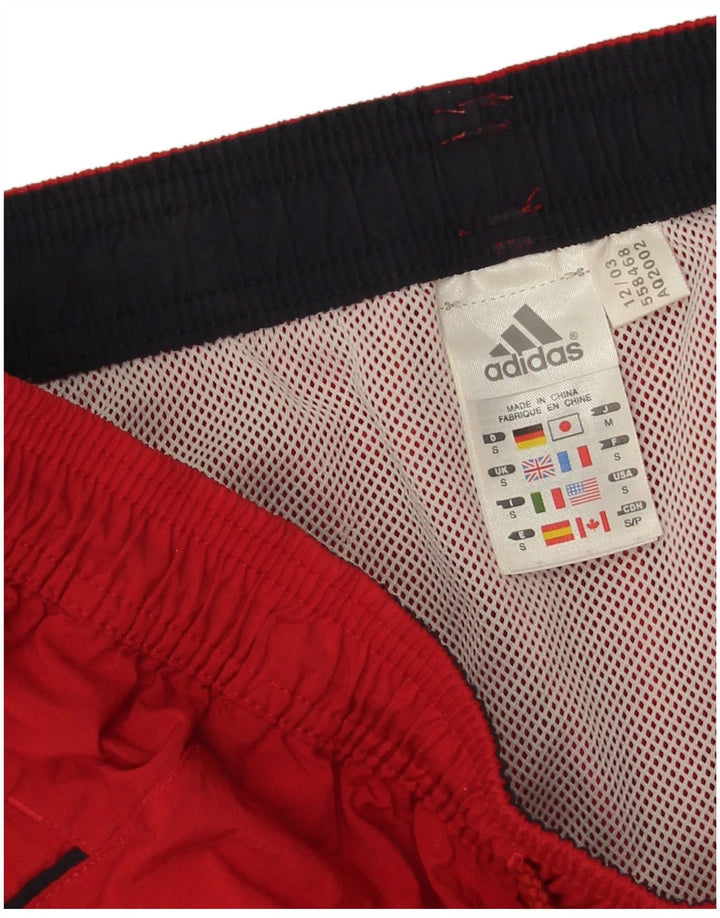 Adidas Mens Sport Shorts Small  Red Polyamide