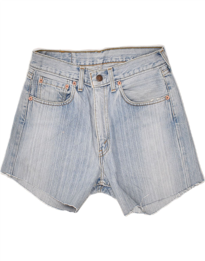 LEVI'S Womens 505 Denim Shorts W29 Medium Blue Cotton | Vintage Levi's | Thrift | Second-Hand Levi's | Used Clothing | Messina Hembry 
