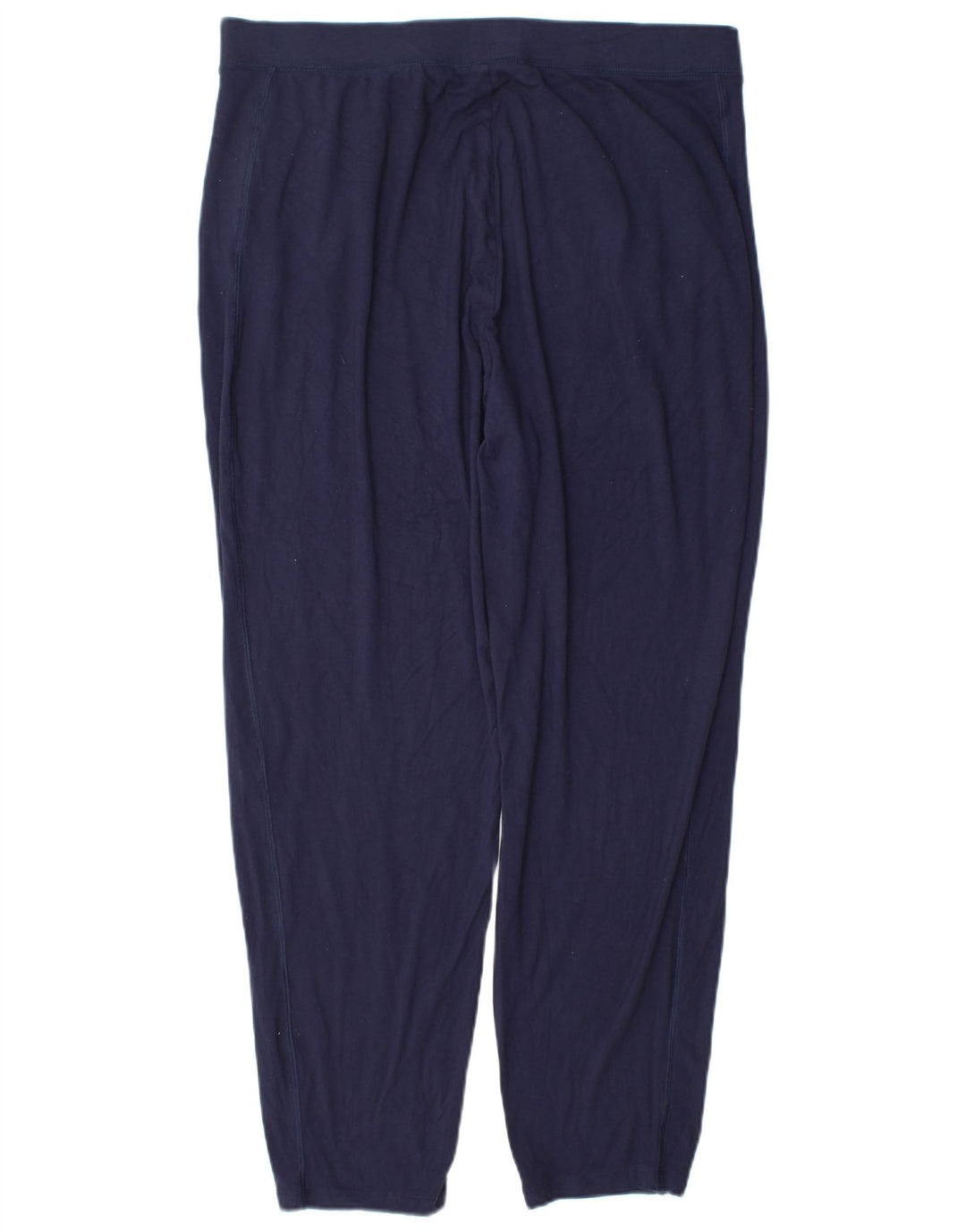 Marks & Spencer Womens Tracksuit Trousers UK 16 Large Navy Blue Viscose