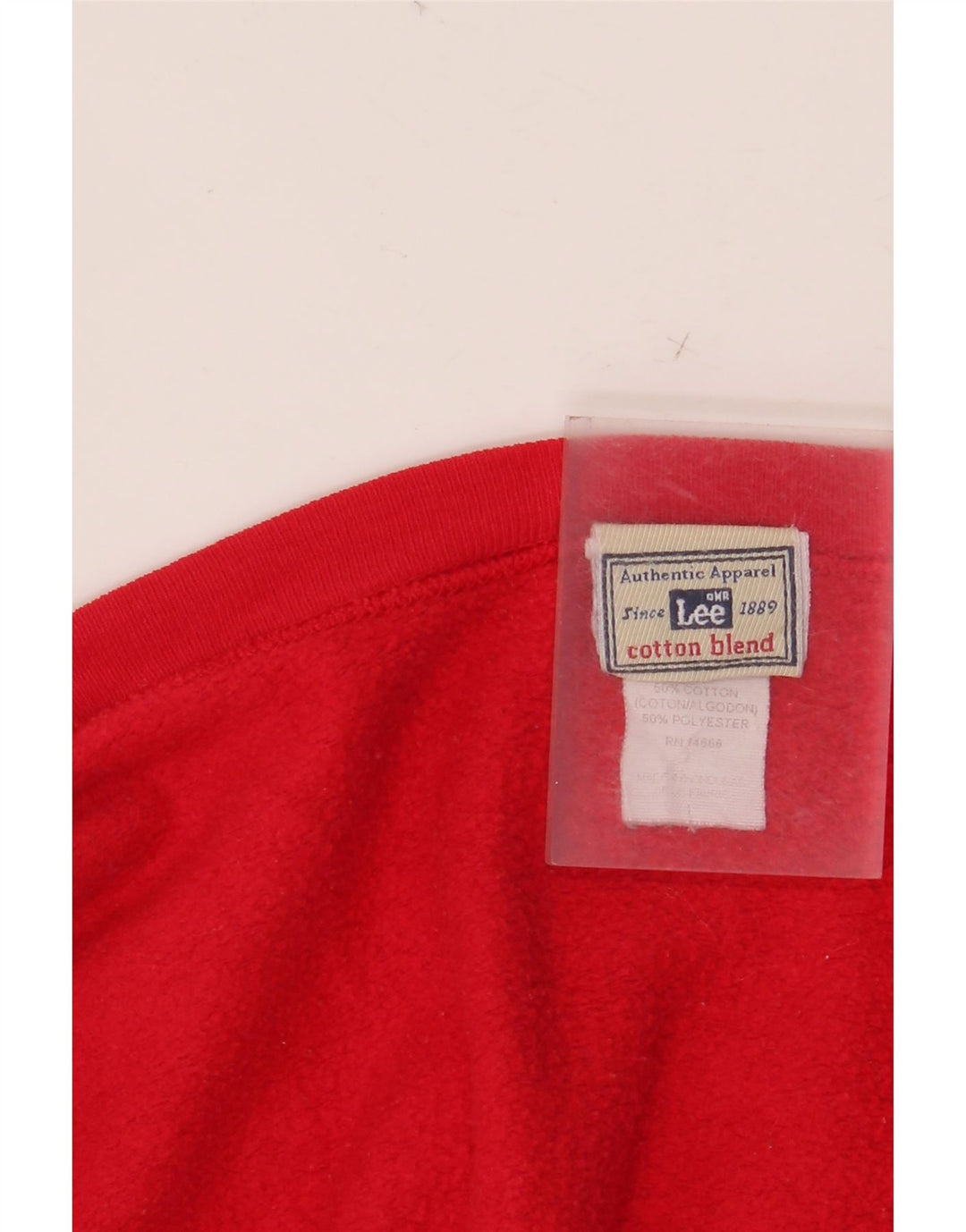 LEE Mens Sweatshirt Jumper XL Red Cotton