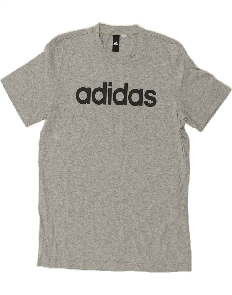 ADIDAS Mens Graphic T-Shirt Top Small Grey | Vintage Adidas | Thrift | Second-Hand Adidas | Used Clothing | Messina Hembry 