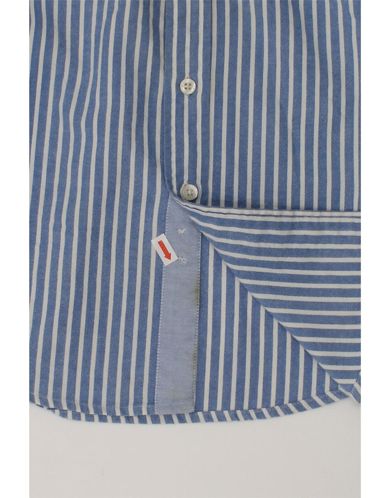 TOMMY HILFIGER Boys Shirt 6-7 Years Blue Striped Cotton | Vintage Tommy Hilfiger | Thrift | Second-Hand Tommy Hilfiger | Used Clothing | Messina Hembry 