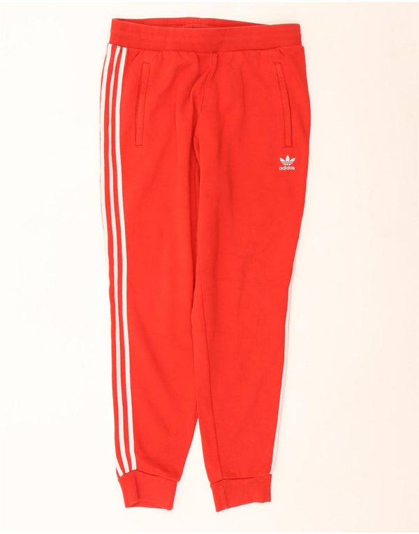 Adidas Mens Tracksuit Trousers Joggers Large  Red
