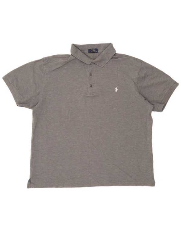 Polo Ralph Lauren Mens Polo Shirt 2XL Grey Cotton