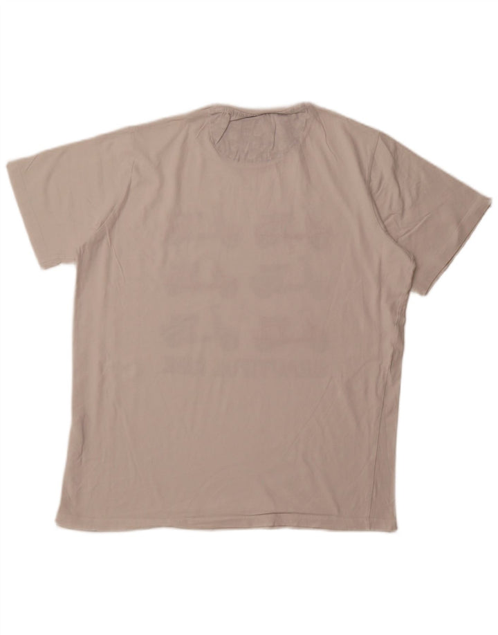 CARRERA Mens Graphic T-Shirt Top XL White Cotton