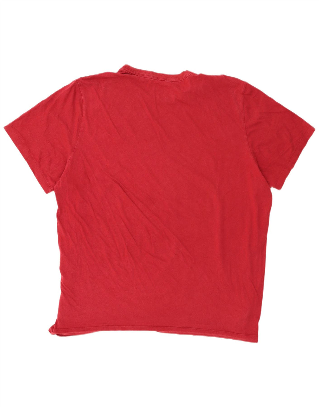 Nike Mens T-Shirt Top 2XL Burgundy Cotton