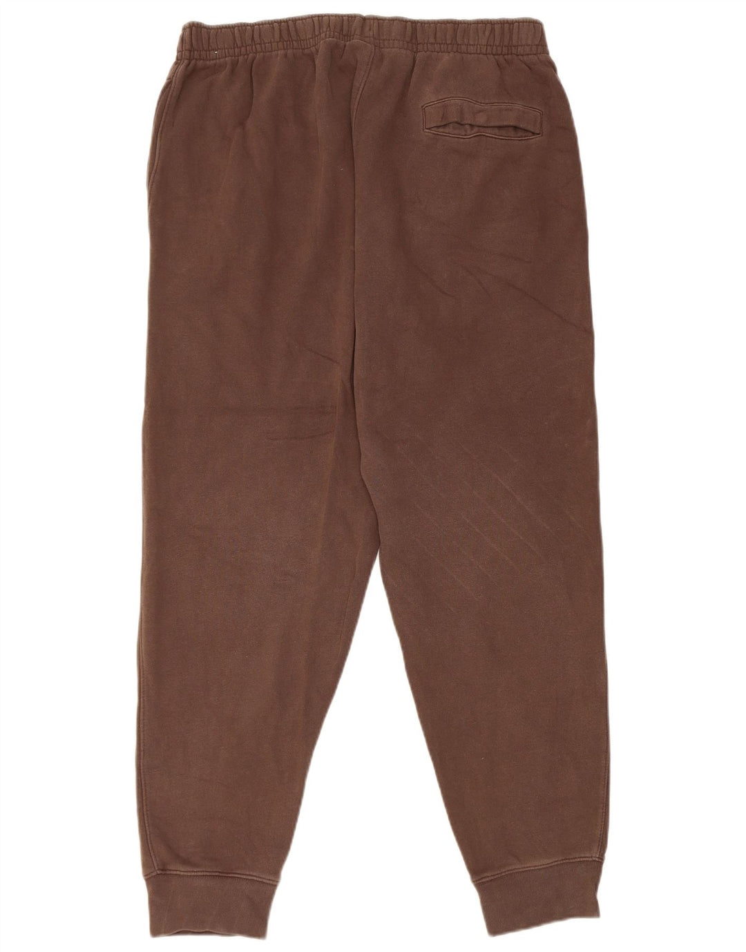 Nike Mens Tracksuit Trousers Joggers Large Brown Cotton