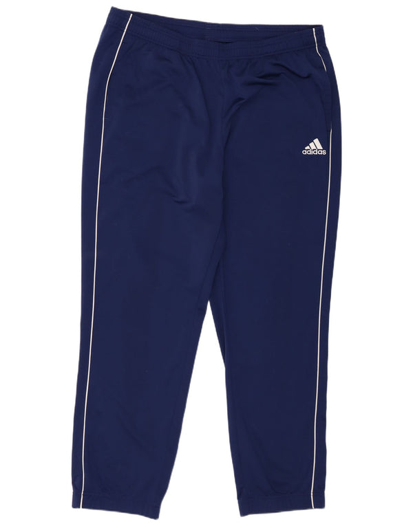 Adidas Mens Tracksuit Trousers Joggers 2XL  Navy Blue Polyester